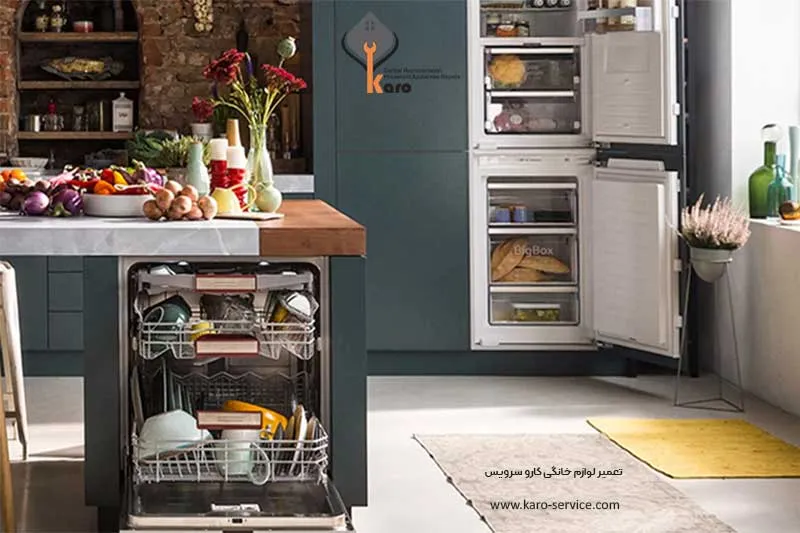 ایرادات رایج در ماشین ظرفشویی نف